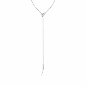 Shaun Leane Sabre Deco Sterling Silver Long Drop Necklace