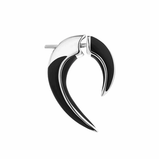 Shaun Leane Sabre Solis Talon Sterling Silver Ceramic Earrings