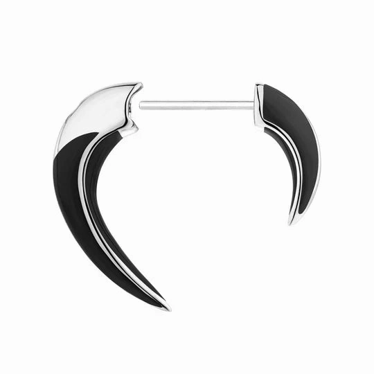 Shaun Leane Sabre Solis Talon Sterling Silver Ceramic Earrings