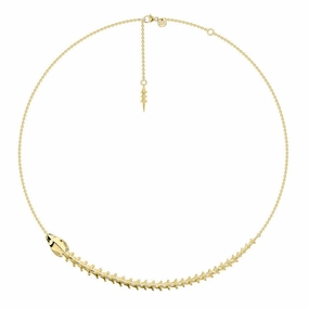 Shaun Leane Serpent Trace 18ct Yellow Gold Plated Sterling Silver Necklace