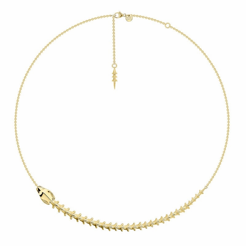 Shaun Leane Serpent Trace 18ct Yellow Gold Plated Sterling Silver Necklace