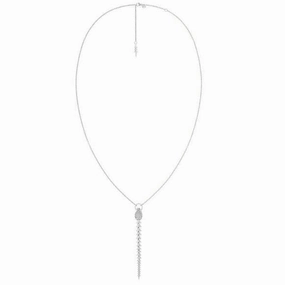 Shaun Leane Serpent Trace Sterling Silver Diamond Drop Pendant