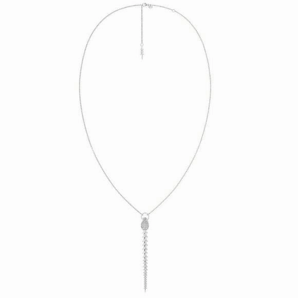 Shaun Leane Serpent Trace Sterling Silver Diamond Drop Pendant