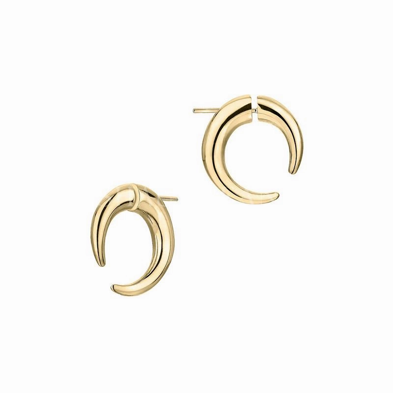 Shaun Leane Talon 18ct Yellow Gold Plated Sterling Silver Small Hoop Earring