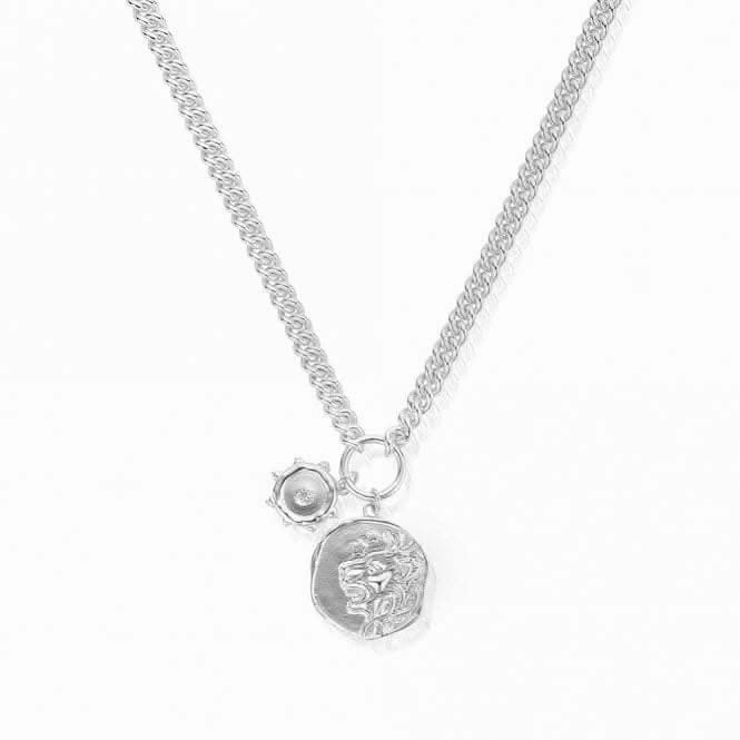 Silver & Co ARIELLA Lioness Necklace | 925 Sterling Silver | Courage & Power Symbol | 45cm Length