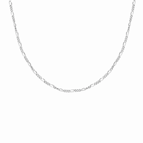Silver Filia Curb Chain Necklace N063-04H Ania Haie Jewellery