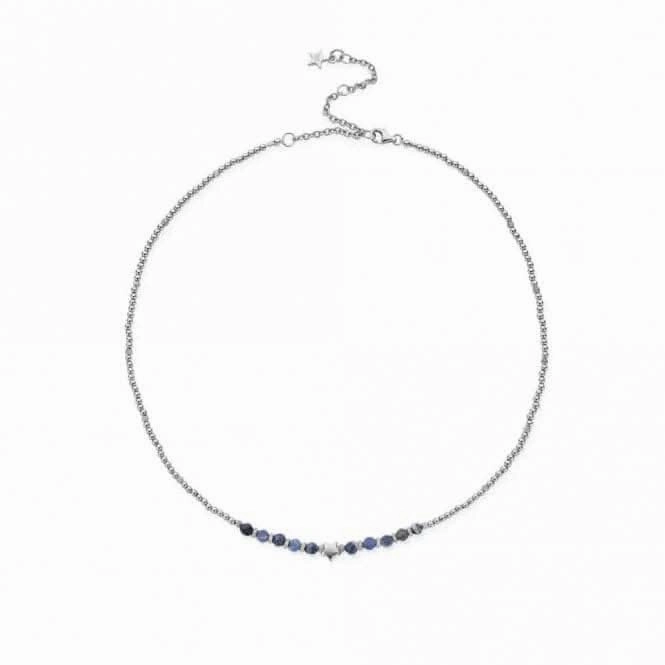 Silver Midnight Star Sodalite Necklace SNSSTAR