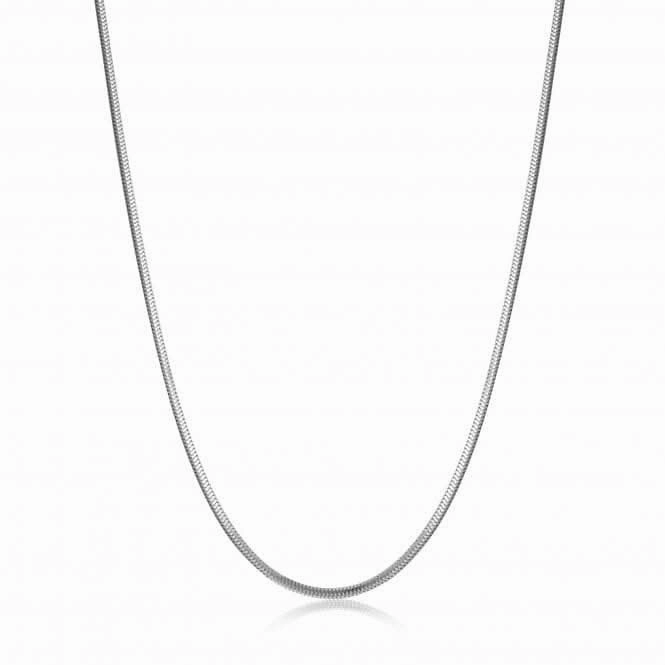 Silver Snake Chain Necklace N038-01H