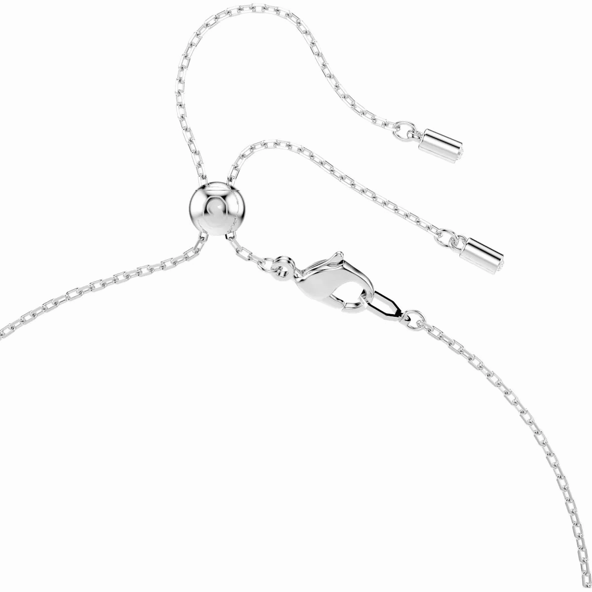 SS25 Capsule: Angelic Pave Heart & Pearls CRY/RHS T-Shaped Necklace
