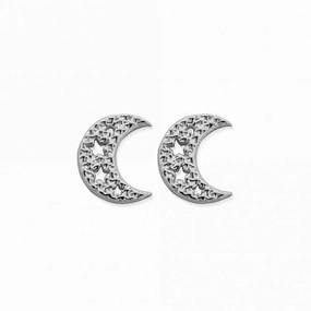 Starry Moon Stud Earrings SEST3076