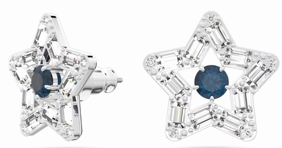 Stella Stud Blue Star Earrings