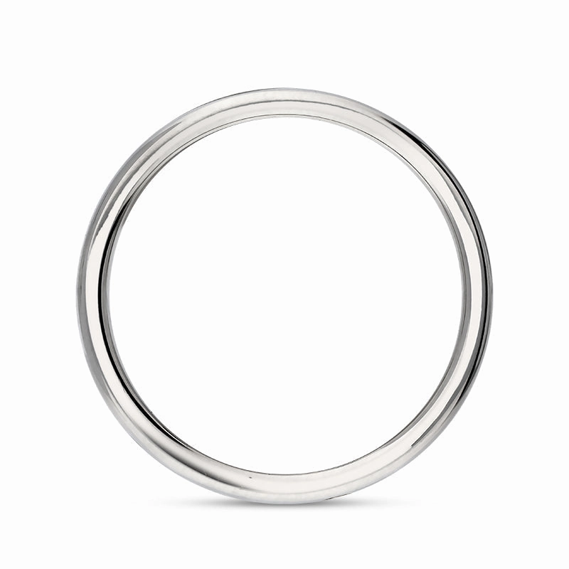 Sterling Silver 0.18ct Diamond Queen's Jubilee Hallmark 6mm Ring D