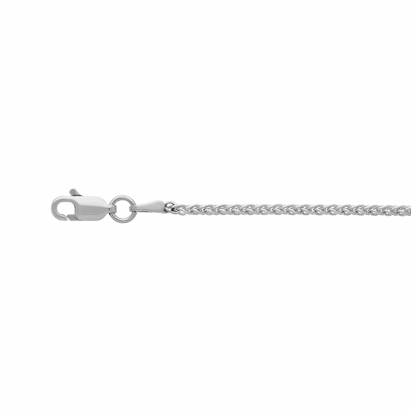 Sterling Silver 18 Inch Large Spiga Chain D