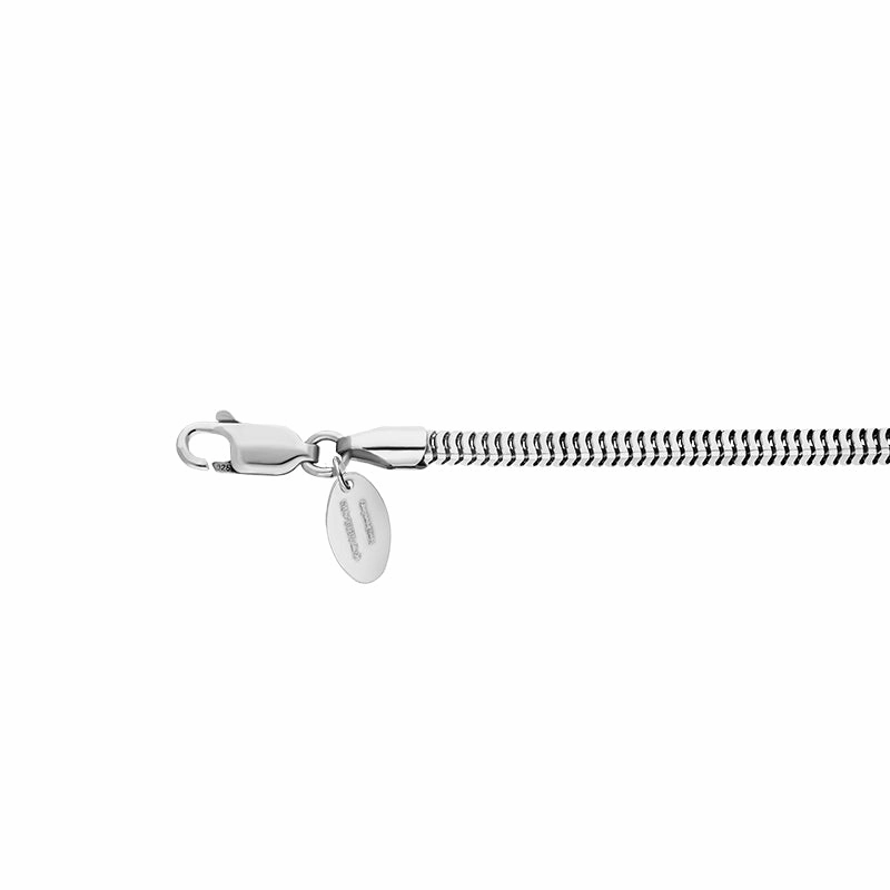 Sterling Silver 20 Inch Squared Snake Chain