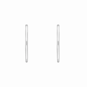 Sterling Silver 30mm Hoop Earrings