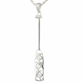 Sterling Silver 3 Honu (Hawaiian Turtle) Paddle Pendant (Chain Sold Separately)