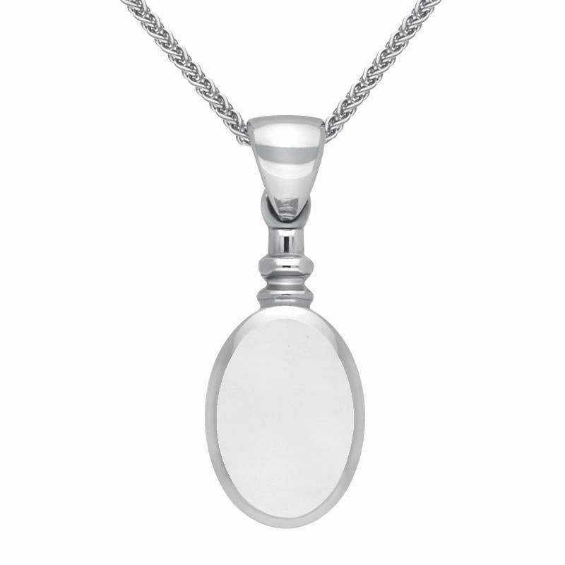 Sterling Silver Bauxite Bottletop Necklace