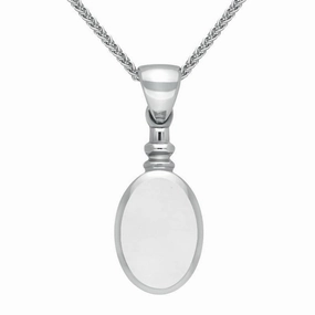 Sterling Silver Bauxite Bottletop Necklace