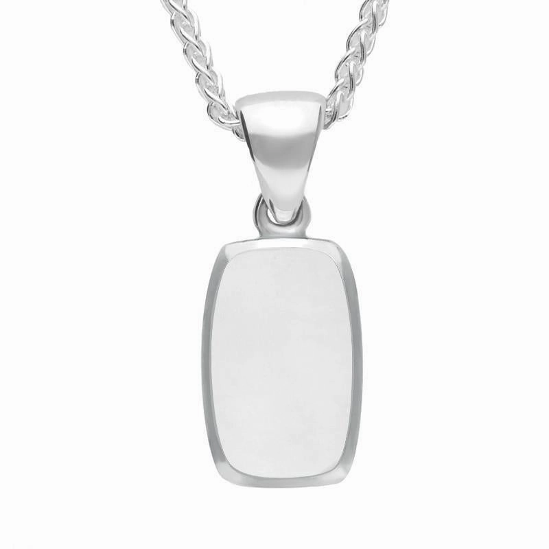 Sterling Silver Bauxite Dinky Barrel Necklace