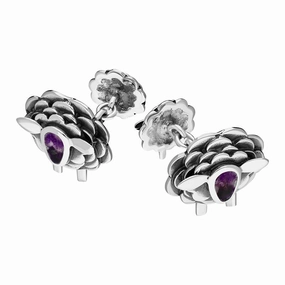 Sterling Silver Blue John Sheep Chain Link Cufflinks