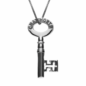 Sterling Silver Chatsworth No. 24 Key Necklace