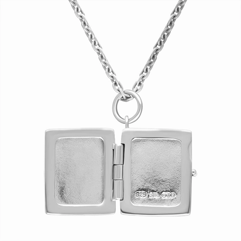 Sterling Silver Christmas Carol Hinged Book Charm Necklace