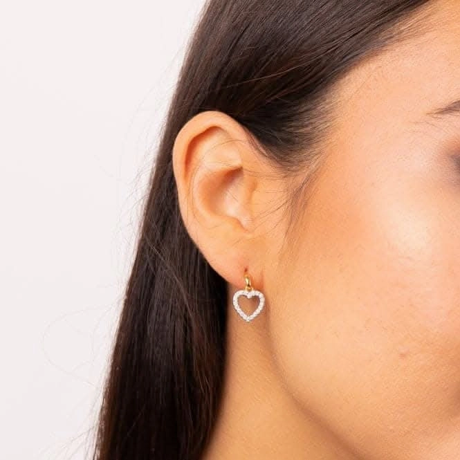 Sterling Silver Clear Cubic Zirconia Earrings E6398