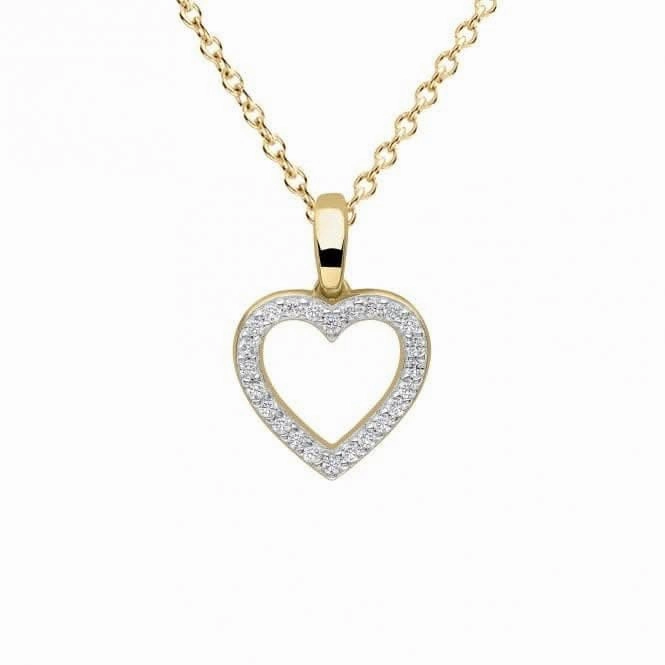 Sterling Silver Clear Cubic Zirconia Pendant P5391