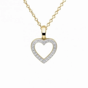 Sterling Silver Clear Cubic Zirconia Pendant P5391