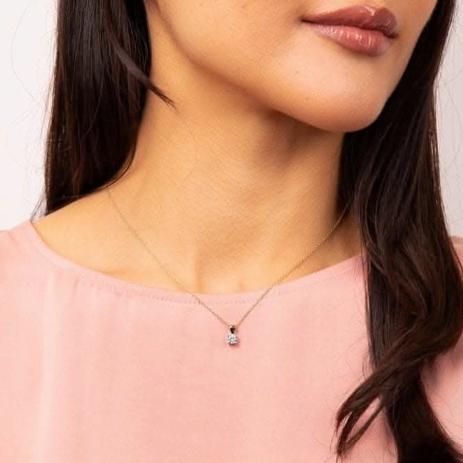 Sterling Silver Clear Cubic Zirconia Pendant P5393