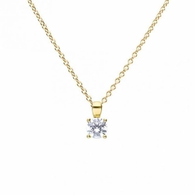Sterling Silver Clear Cubic Zirconia Pendant P5394