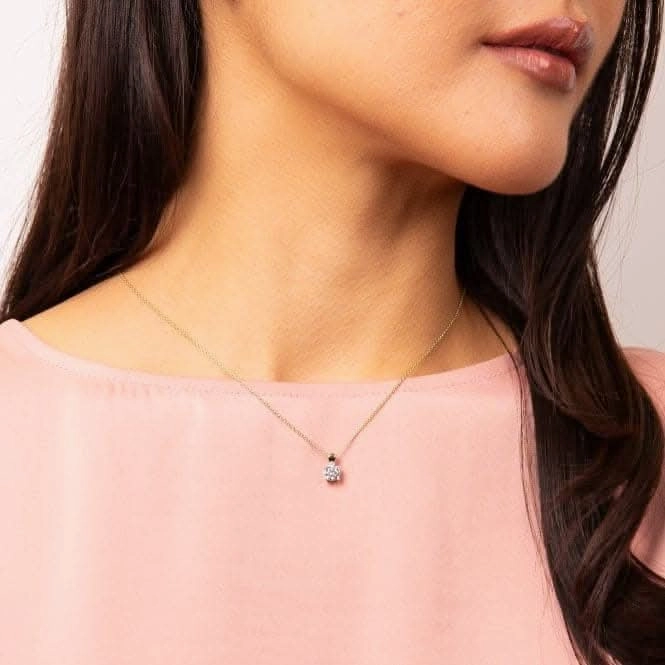 Sterling Silver Clear Cubic Zirconia Pendant P5394