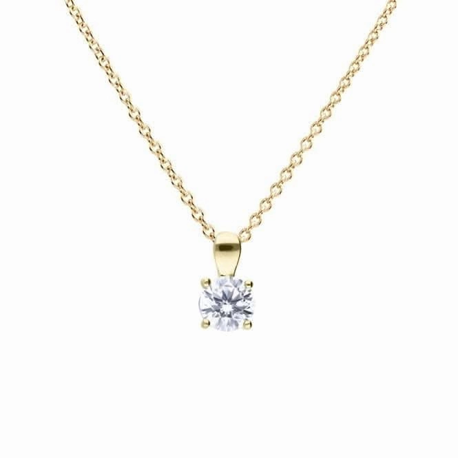 Sterling Silver Clear Cubic Zirconia Pendant P5395