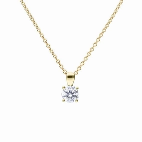 Sterling Silver Clear Cubic Zirconia Pendant P5395