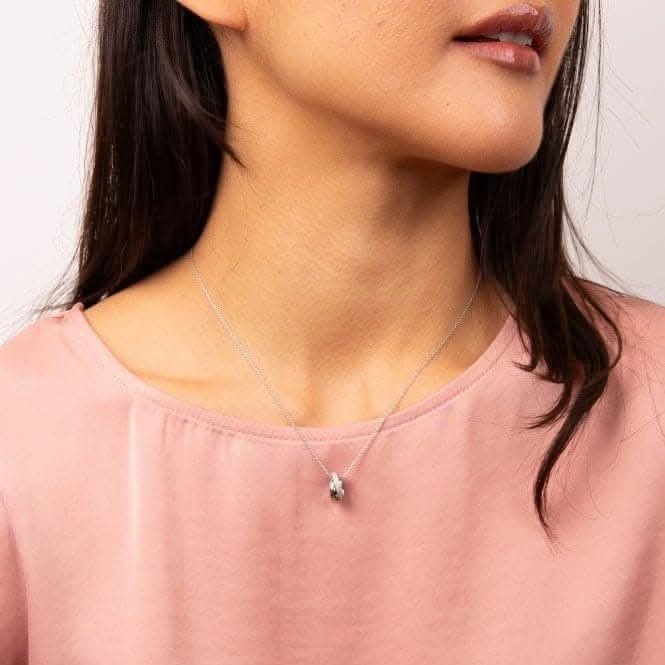 Sterling Silver Clear Cubic Zirconia Pendant P5399