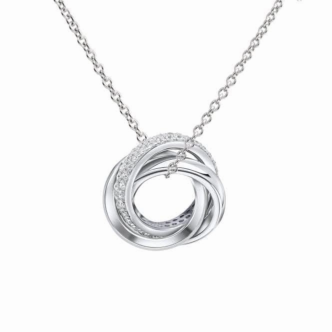 Sterling Silver Clear Cubic Zirconia Pendant P5399