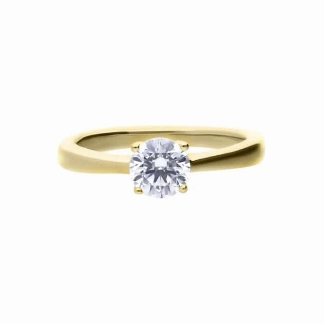 Sterling Silver Clear Cubic Zirconia Ring R3867