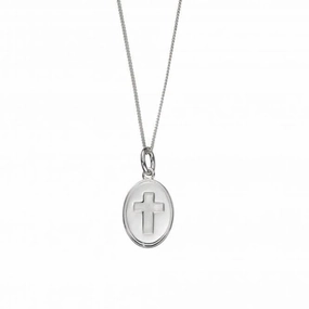Sterling Silver Cross Pendant P4865