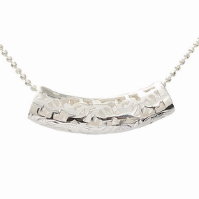 Sterling Silver Cut Out 5 Honu (Hawaiian Turtle) Tube Slider Pendant (Chain Sold Separately)