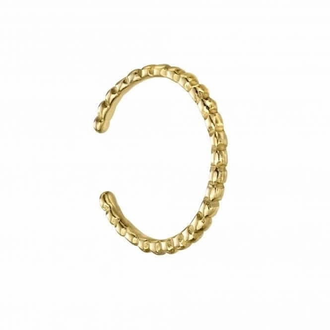 Sterling Silver Gold Plated Ball Toe Ring R3743