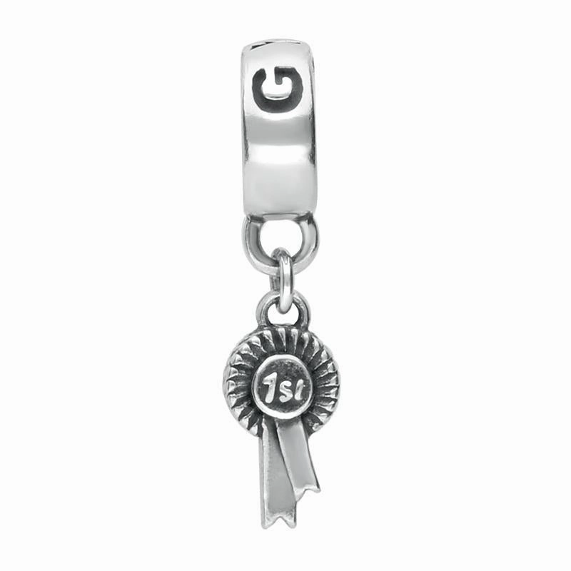 Sterling Silver Great Yorkshire Show Rosetta Charm D