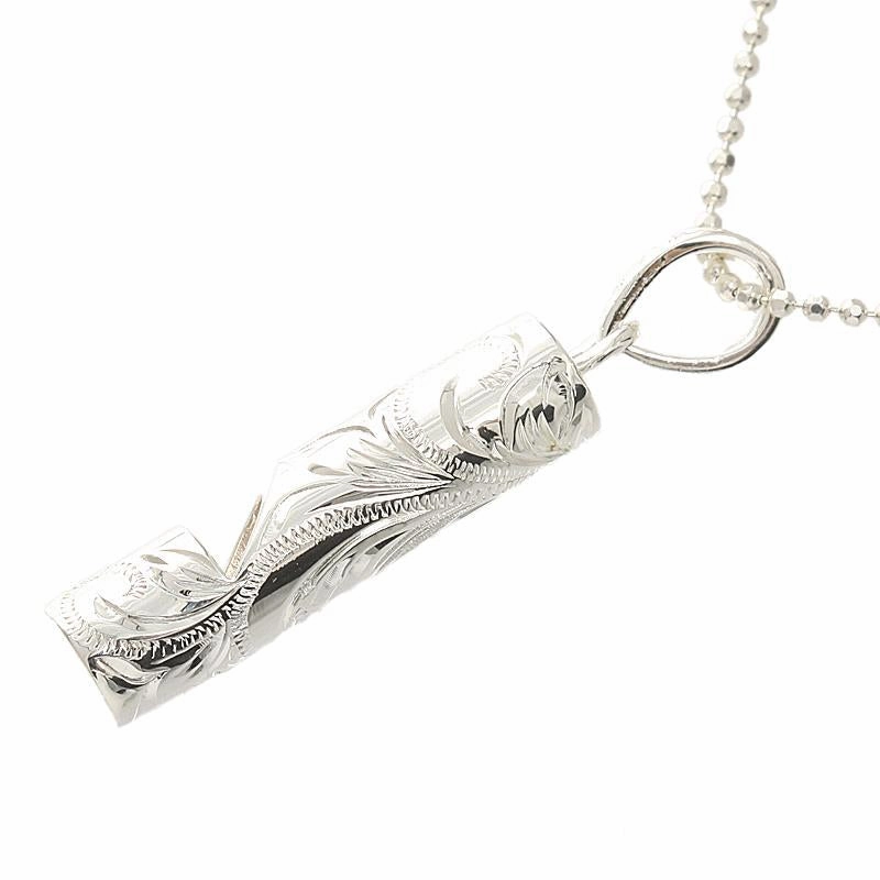 Sterling Silver Hawaiian Scroll Whistle Pendant (Chain Sold Separately)