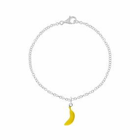 Sterling Silver House & Garden Yellow Banana Chain Bracelet D