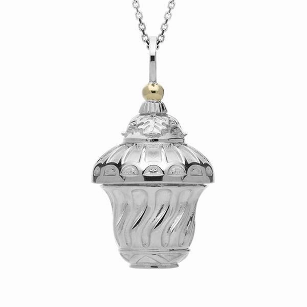 Sterling Silver Large Sculptural Necklace