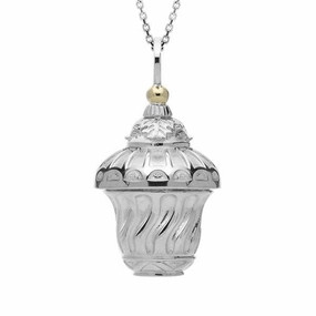 Sterling Silver Large Sculptural Necklace
