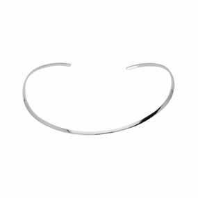 Sterling Silver Torque Collar D
