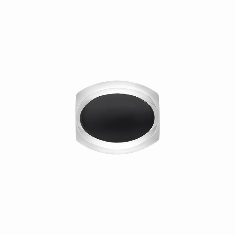 Sterling Silver Whitby Jet Bauxite Magnetic Charm D