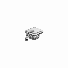 Stow - Graduation Cap (Achievement) Silver/CZ