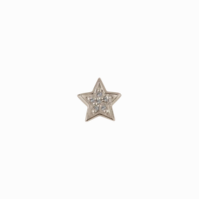 Stow - Shooting Star - LUCK - 9ct Rose Gold CZ