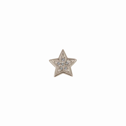 Stow - Shooting Star - LUCK - 9ct Rose Gold CZ